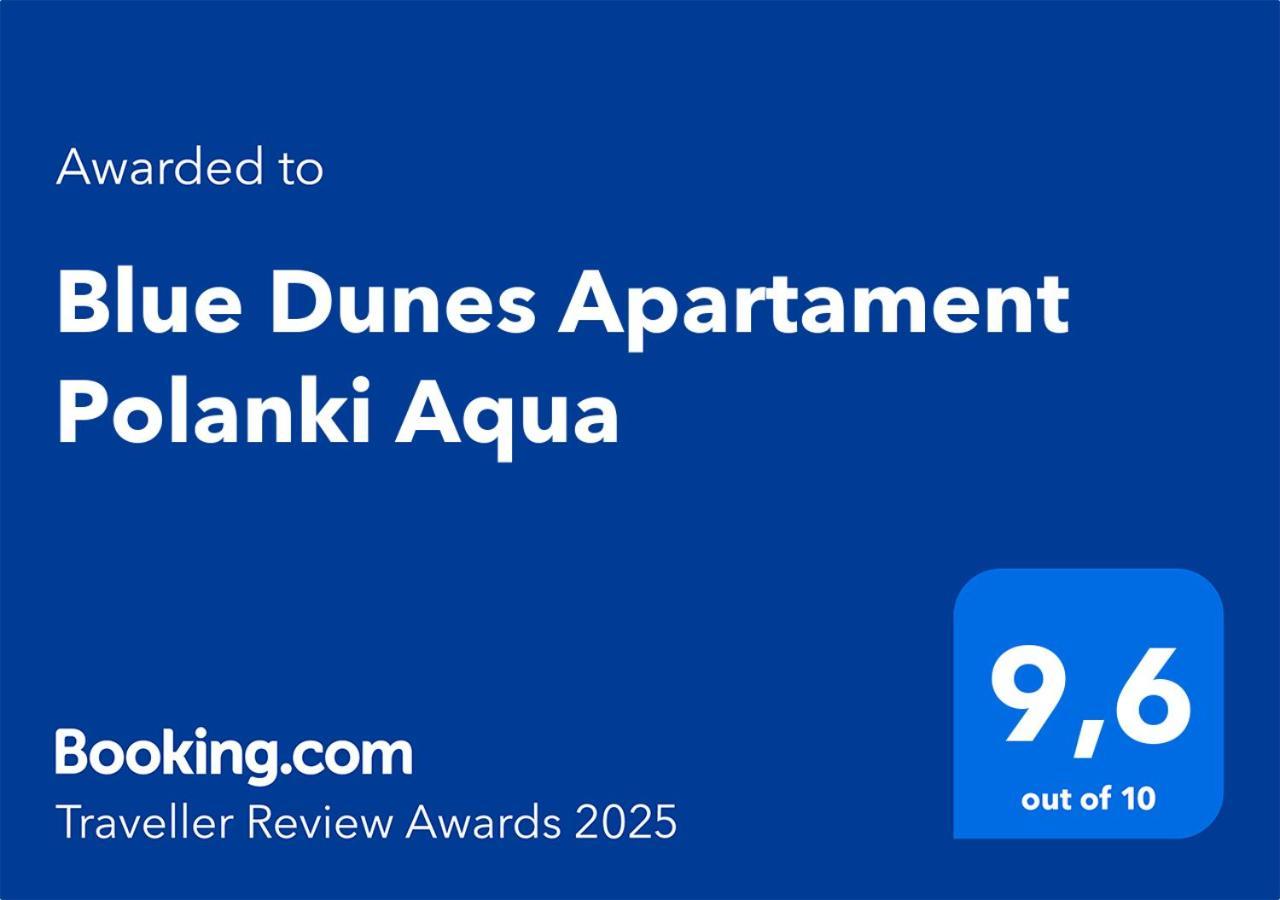 Blue Dunes Apartament Polanki Aqua Kołobrzeg Exterior foto